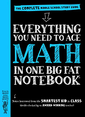Everything You Need to Ace Math in One Big Fat Notebook book cover