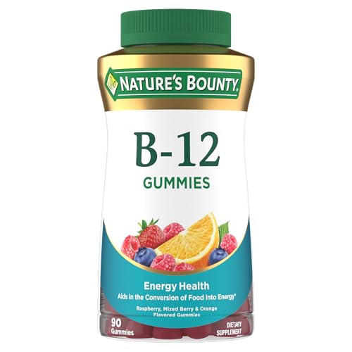 Nature's Bounty Vitamin B12 Gummies Trusted Brand Chewable, tasty gummies for those who have a