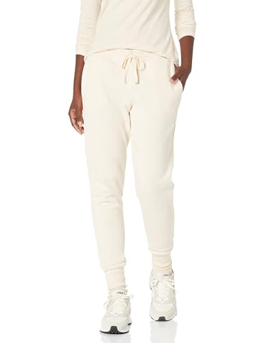 Amazon Essentials Women's Fleece Jogger Sweatpant (Available in Plus Size), Oatmeal Heather, X-Small