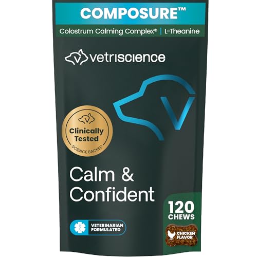 VetriScience Laboratories Composure, Calming Behavior Support Supplement for Dog Healthy & Calming