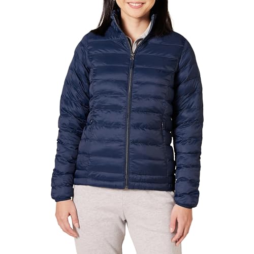 Amazon Essentials Women's Lightweight Water-Resistant Packable Puffer Jacket Outerwear, -navy, XX-Large