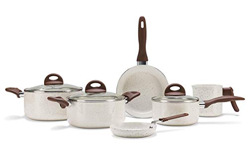 Conj de Panelas 8 Peças Ceramic Life Smart Plus Vanilla - Brinox