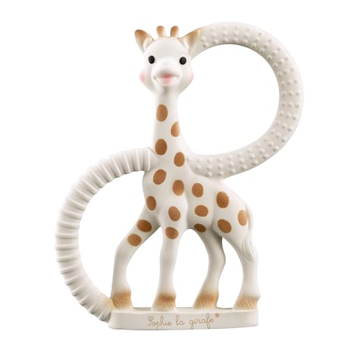 Sophie la girafe Teething Ring | Made from Natural Rubber | Designed for Teething Babies | Awaken All 5 Senses | Easy to Clean