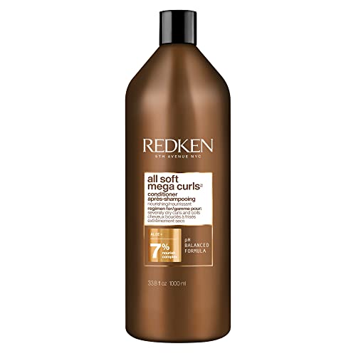 Redken All Soft Mega Curls Conditioner – For Curly Hair, 33.8 Fl Oz