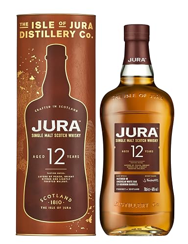(-50%) Jura 12 Jahre Single Malt Scotch Whisky mit Geschenkverpackung (1 x 0,7 l)