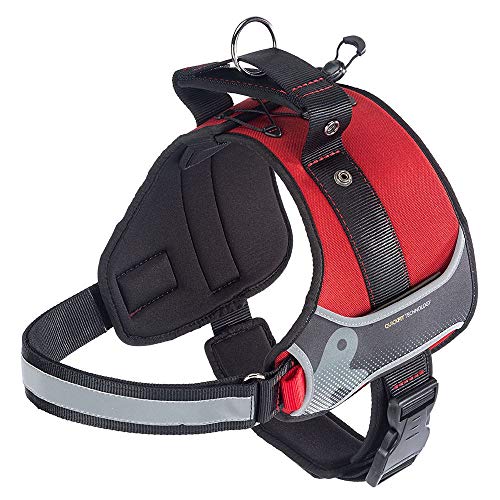 Ferplast Dog Harness Hercules Extra Large, Adjustable, Padded, Resistant, Scratchproof, Visible In The Dark, With Handle