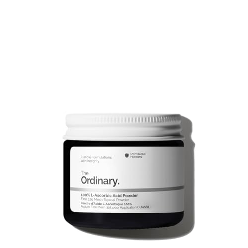 The Ordinary 100% L-Ascorbic Acid Powder, Vitamin C Treatment for Anti-Aging, 0.7 Ounce