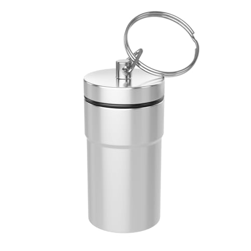 EZY Dose Stainless Steel Keychain Pill Case for $5.90 + free shipping w/ Prime