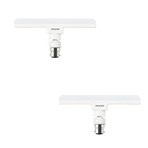 8W B22 LED Cool Day Light Bulb, Pack of 2