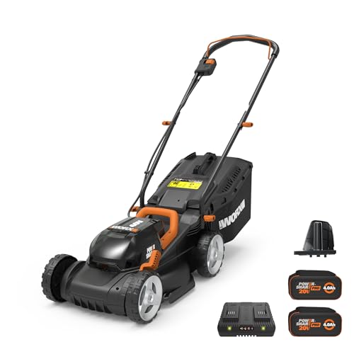 WORX 14" Cordless Lawn Mower Best Under $250 A versatile, lightweight, electric model with a lot of