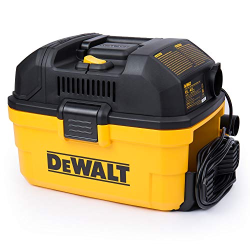 DEWALT DXV04T 4 Gallon Wet/Dry Shop Vacuum, 5 Peak HP