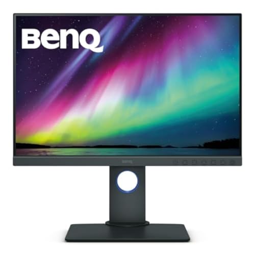 BenQ SW240 24" 1920x1200 IPS 16:10 WUXGA Monitor| 99% Adobe RGB| 100% sRGB| 95% DCI-P3| Pantone Validated|Calman Verified|Delta E