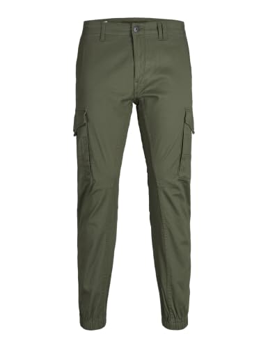 (-50%) JACK & JONES Herren Jjipaul Jjflake Akm 542 Olive Night Noos Hose, Olive Night, 33W / 36L