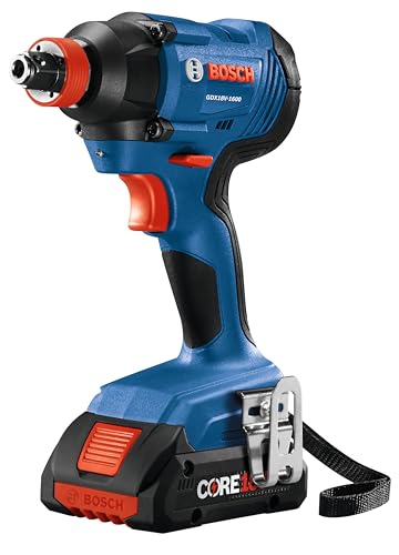 Bosch's FREAK GDX18V-1600N accepts both 1/4-inch hex bits and 1/2-inch sockets — the only impact driver that also han...