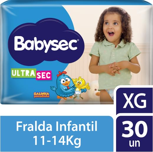 Babysec Fralda Ultrasec Galinha Pintadinha Xg 30 Unidades