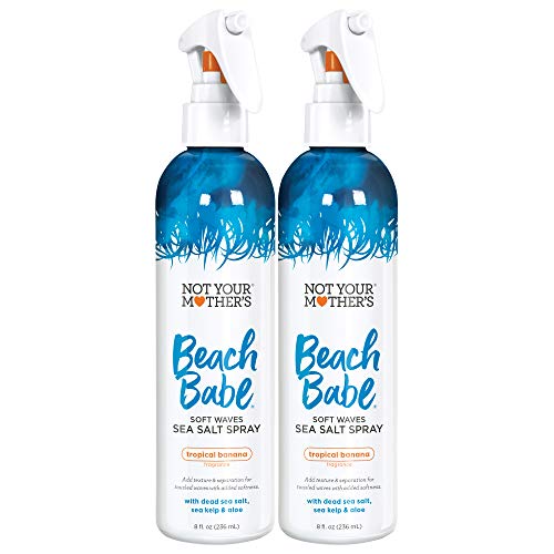 Not Your Mother's Beach Babe Sea Salt Spray - 8 fl oz - For Effortless Soft Tousled Waves (8 Ounce, 2-Pack)