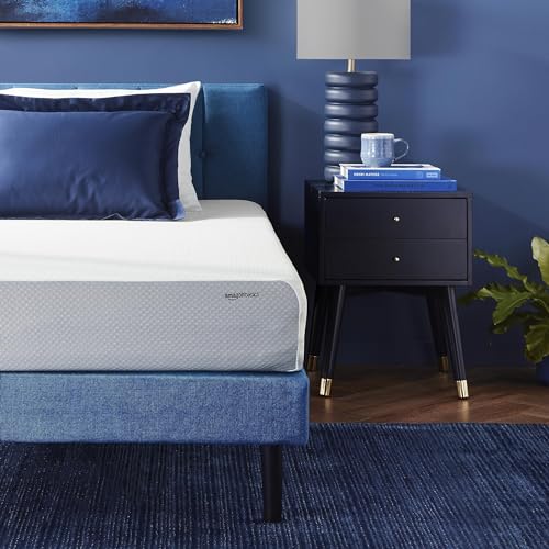 Amazon Basics Memory Foam Mattress, Soft Plush Feel, 8 Inch, Twin, White/GreyOEKO-TEX STANDARD 100Tri Folding Mattress