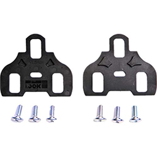 LOOK Cycle - KEO Spacer - 2 Slim Spacer Adapters to Fit Between the Shoe and the Cleat - Prevents Creaking - With 2 Spacers and 6 Screws for Quick and Easy Installation