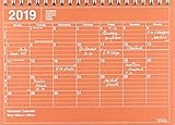 Marks 2019 Tischkalender S Orange