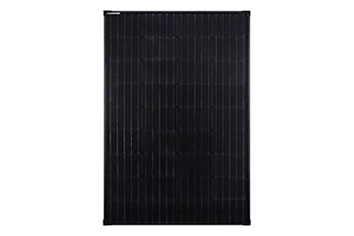 enjoy solar® Monokristallines 170W 12V Full Black Solar panel deal für Wohnmobil, Gartenhäuse, Boot (Mono 170W Black)