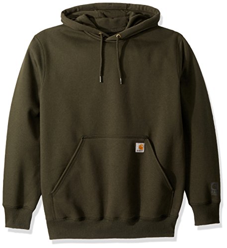 Carhartt Men's Rain Defender Paxton Heavyweight Hooded Sweatshirt Sweater, -peat, Small