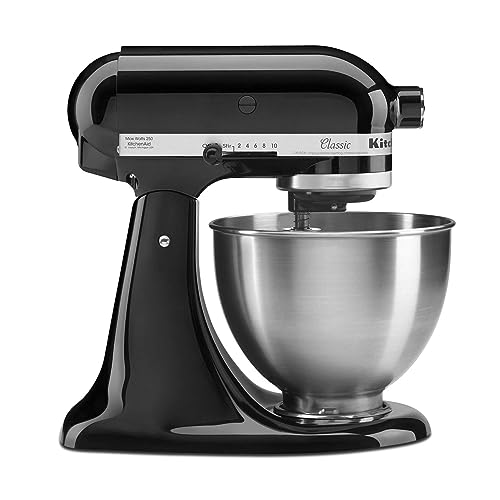 KitchenAid KSM45 Classic Stand Mixer with Bowl, Onyx Black