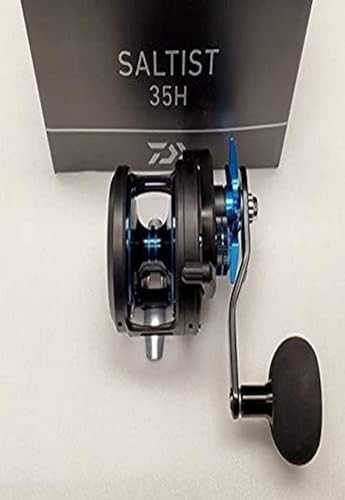 Daiwa Saltist Star Drag 4BB + 1RB, 6.4: 1 SALTIST35H Fishing Reel ,Black