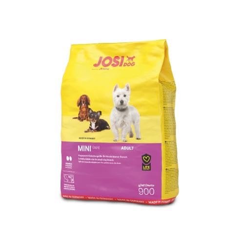 🔥 STARKER PREIS 0,49€ Coupon! JosiDog Mini (900g) | Hundefutter für kleine Rassen | Premium Trockenfutter für ausgewachsene Hunde | powered by JOSERA | 1er Pack