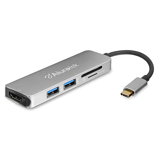 Aluratek USB-C Multimedia Hub & Card Reader If you need a handy USB-C hub adapter