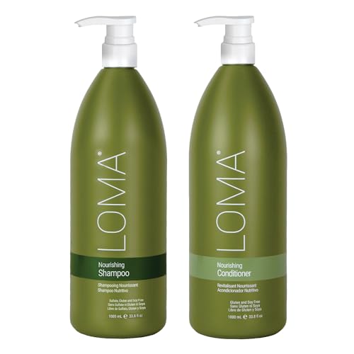 LOMA Nourishing Shampoo and Nourishing Conditioner (DUO PACK) 33 Ounce (Liter)