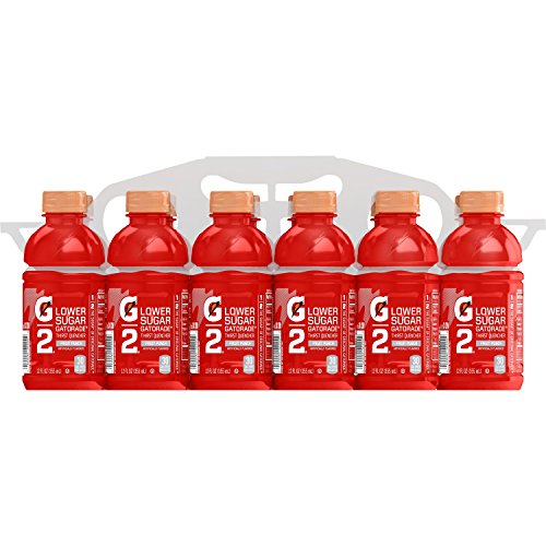 Gatorade G2 Thirst Quencher Sports Drink, Fruit Punch, 12oz Bottle, 12 Pack, Electrolytes for Rehydration