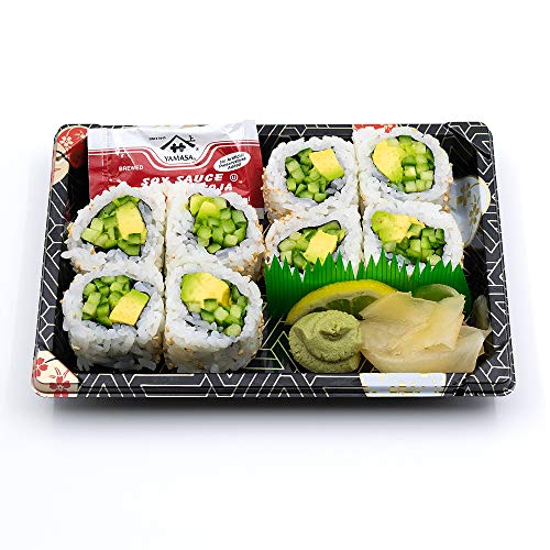 Kikka Sushi, Avocado Cucumber Roll, 7 Ounce