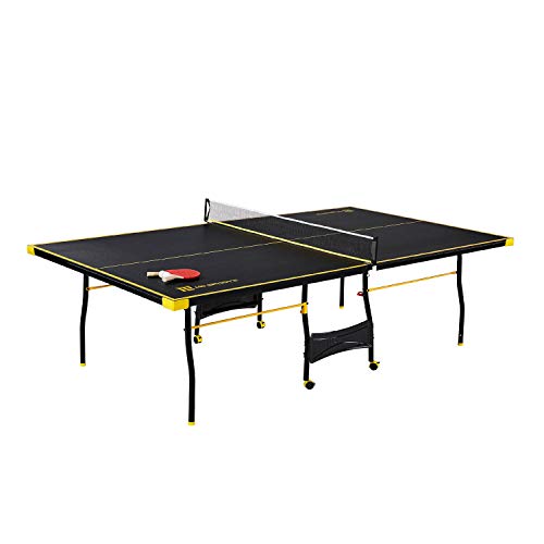 MD Sports Table Tennis Tables Multiple Styles Ping Pong Tables, Foldable for Easy Storage with Nets Included, Perfect fo