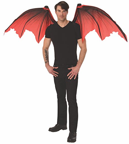 Rubies Red Mechanical Devil Wings for Adults, Unisex No Size