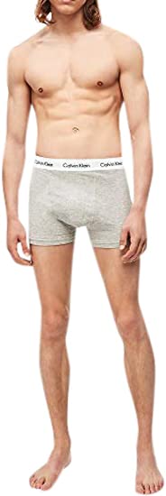 (-39%) Calvin Klein Calvin Klein Low Rise Trunk Boxershorts Im 6Er Pack Unterwäsche, Herren, Weiß (White, Grey, Black), M