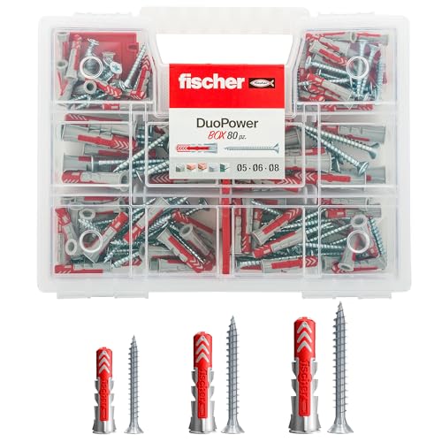 (-22%) Fischer 544546 Duopower Kit Universaldübel mit Schraube, farblos.