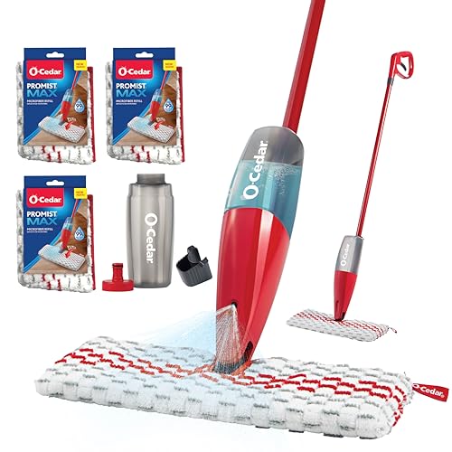 O-Cedar ProMist MAX Spray Mop Best for Double-Sided Pads The O-Cedar ProMist MAX offers