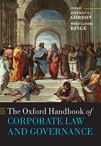 The Oxford Handbook Of Corporate Law And Governance book cover