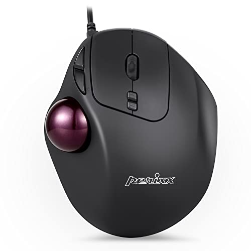Perixx Perimice-517 Wired Trackball Mouse Steady and Reliable A reliable, easy-to-use trackball
