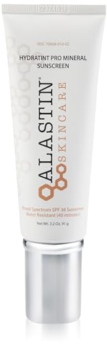 ALASTIN Skincare HydraTint Pro Mineral Sunscreen SPF 36 (3.2 oz) | 2-in-1 Tinted Daily Sunblock Moisturizer for Face & Neck | Fragrance-Free, Water Resistant