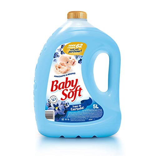 Amaciante Toque Carinho, Baby Soft, Azul, 5 L