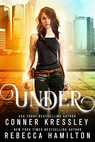 Under book cover