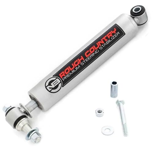 Rough Country N3 Steering Stabilizer for Jeep TJ, YJ, XJ, ZJ & GM - 8731730