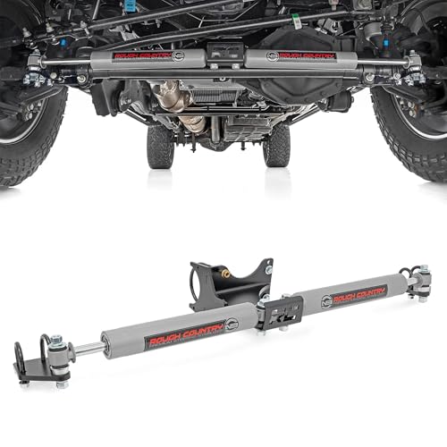Rough Country N3 Dual Steering Stabilizer for 05-24 Ford Super Duty - 8749130