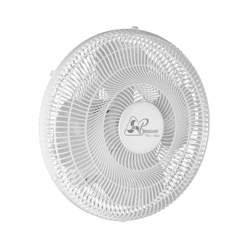 Venti-Delta Premium Ventilador Oscilante Parede 50cm Grade Plástica Bivolt Branco