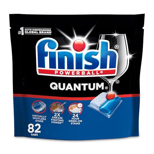 Finish Quantum Dishwasher Pods No Pre-Rinse Required