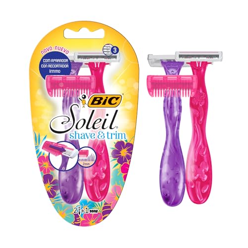 Aproveite: BIC Soleil Shave & Trim Rosa 💖