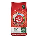 Purina One Small Breed Plus High-Protein Dog Food Lamb and Rice Formula Dry Dog Food - 7.4 lb. Bag