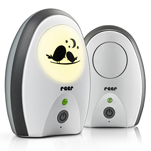 (-32%) reer Rigi Babyphone, Babyfon mit Gegensprechen, Nachtlicht, 300 m, Weiß