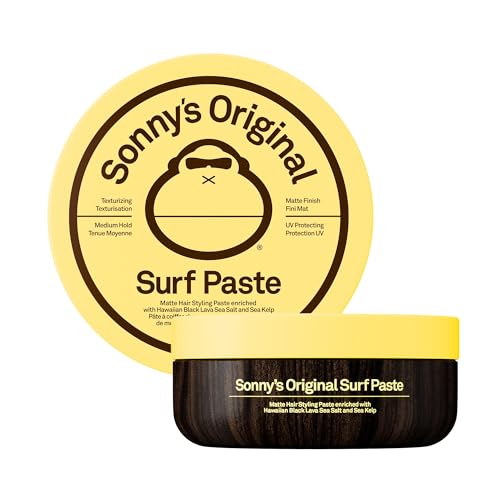 Sun Bum Sonny's Original Surf Paste - Matte Finish Hair Styling Paste - Medium Hold - 3 oz
